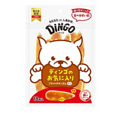 ディンゴ フラットチキンガム ミニ 18枚入り ◆賞味期限 2027年12月