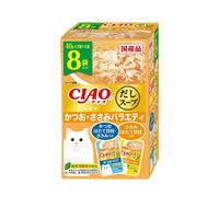 CIAO だしスープ 8袋入り かつお・ささみバラエティ 40g×8袋 ◆賞味期限 2028年4月