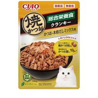 いなば CIAO 焼かつお クランキー 総合栄養食 かつお・本格だしミックス味(180g) ◆賞味期限 2027年7月