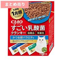 ★12個まとめ売り★いなば CIAO すごい乳酸菌クランキー かつお節バラエティ 200g(20gx10袋入) ◆賞味期限 2027年5月