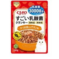 CIAO すごい乳酸菌クランキー かつお節入り チキン味 200g ◆賞味期限 2027年2月