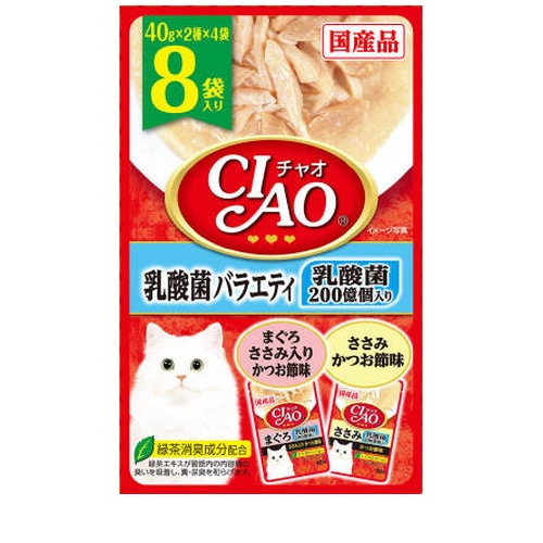 チャオ パウチ 乳酸菌バラエティ 8袋入り 40g×8袋 ◆賞味期限 2028年5月