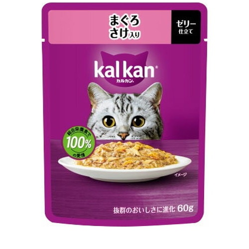 カルカン パウチ まぐろ さけ入り KP115(60g) ◆賞味期限 2026年12月