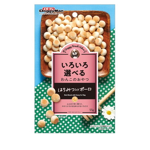 ドギースナックバリュー はちみつ入りボーロ 55g ◆賞味期限 2027年4月