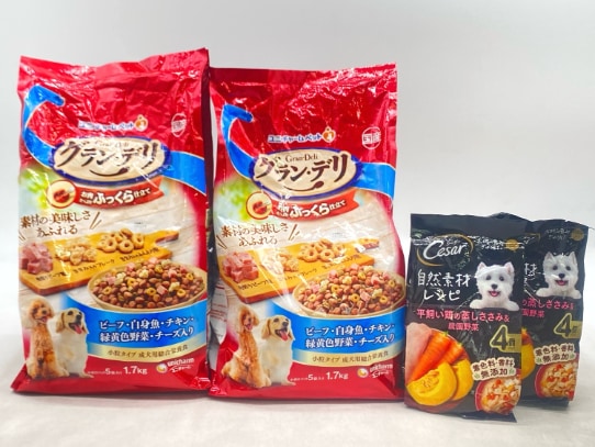 【訳あり】4個セット！グラン・デリ ふっくら仕立て シーザー 自然素材レシピ 成犬 ◆賞味期限 2027年1月