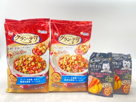 【訳あり】4個セット！グラン・デリ ふっくら仕立て シーザー 自然素材レシピ 成犬 ◆賞味期限 2027年3月