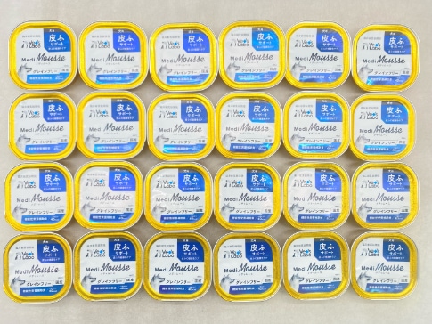【訳あり】24個セット！ベッツラボ メディムース グレインフリー 皮ふサポート 95g 成犬 ◆賞味期限 2028年3月