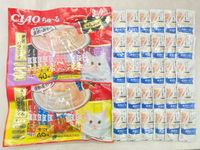 【訳あり】32個セット！モンプチ プチリュクス いなば CIAOちゅ～る 成猫 ◆賞味期限 2027年2月