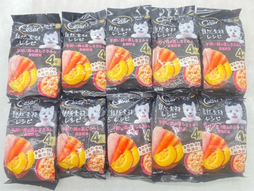【訳あり】10個セット！シーザー 自然素材レシピ 240g 成犬 ◆賞味期限 2027年4月