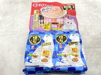 【訳あり】3個セット！ペットライン 懐石 2つのごほうび いなば CIAOちゅ～る 成猫 ◆賞味期限 2027年4月