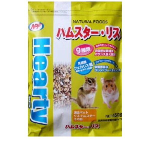 ハーティー ハムスター・リス 主食 450g ◆賞味期限 2026年12月