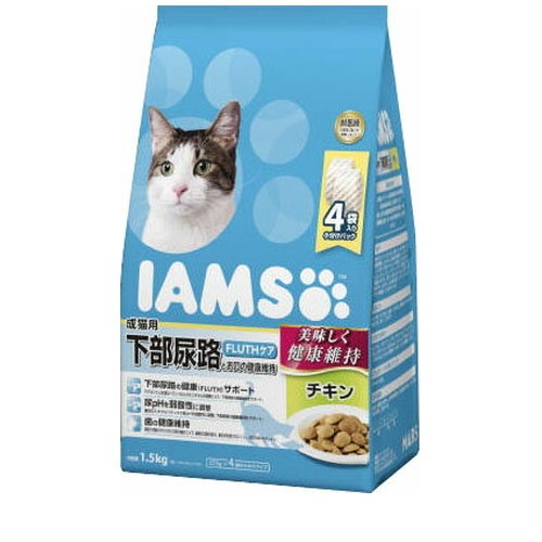 アイムス 成猫用 下部尿路とお口の健康維持 チキン 1.5kg ◆賞味期限 2026年12月