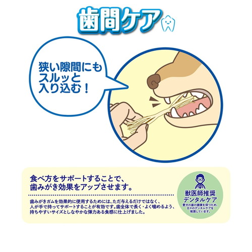 ドギーマン ホワイデント 歯間ケア デンタルフロス ホワイト SS 30g(標準14本) ◆賞味期限 2027年7月