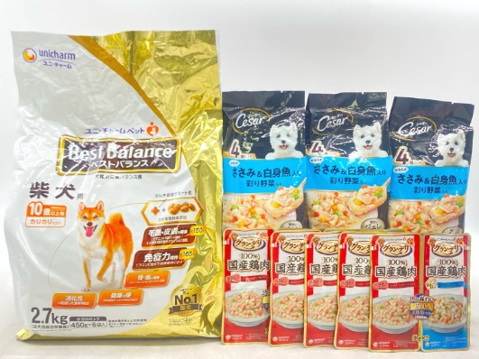 【訳あり】9個セット！シニア ベストバランス 柴犬 2.7kg シーザー グラン・デリ ◆賞味期限 2027年3月