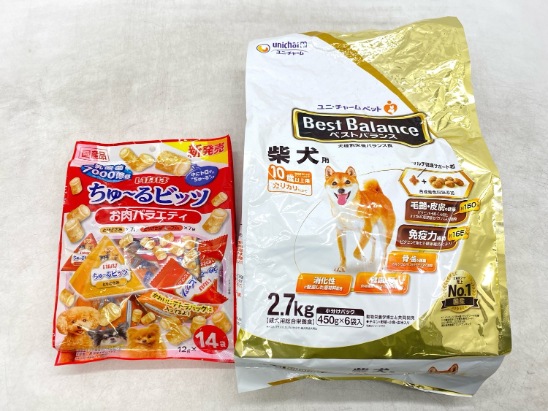【訳あり】2個セット！シニア ベストバランス 柴犬 2.7kg ちゅ～るビッツ お肉バラエティ ◆賞味期限 2027年12月