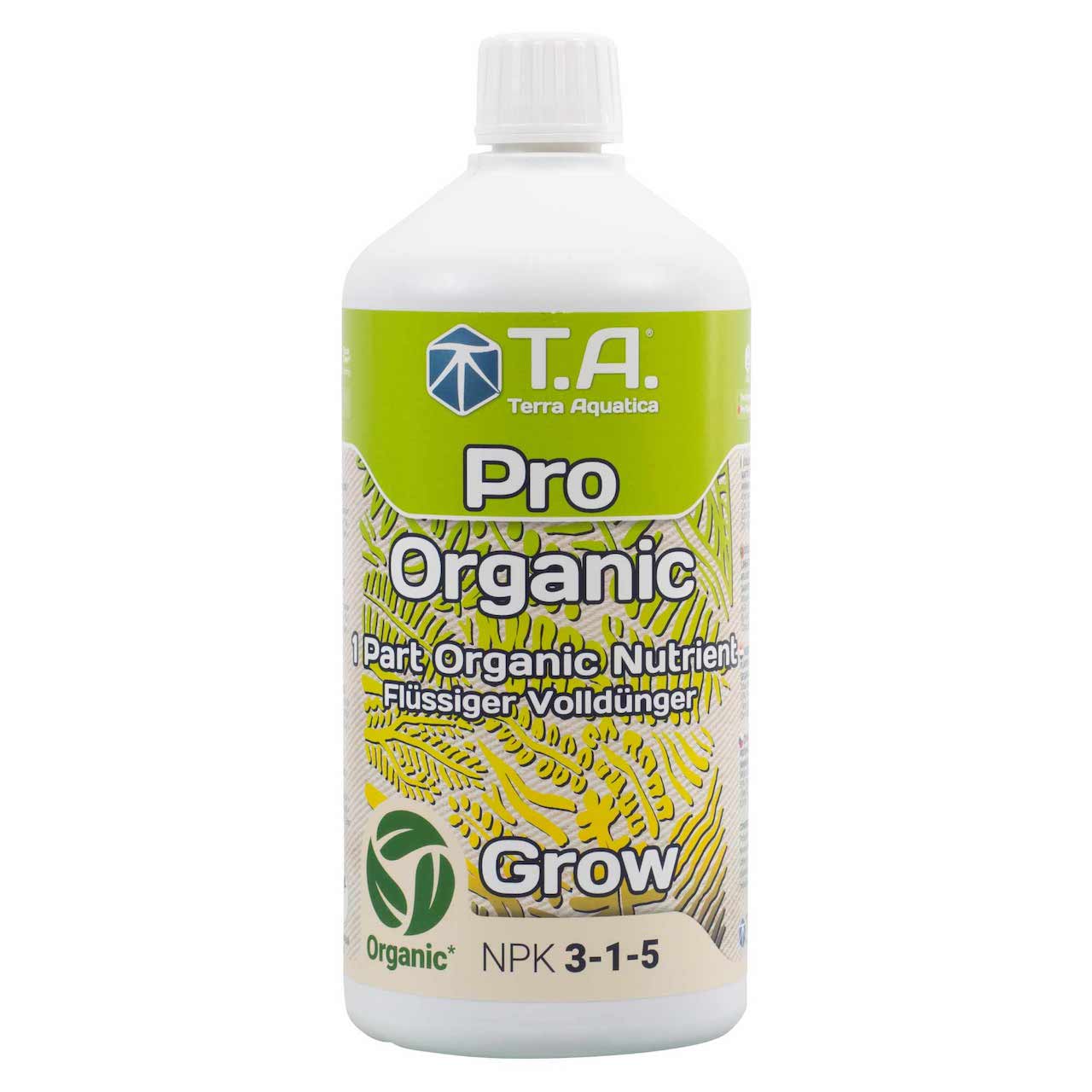 Terra Aquatica プロ オーガニック グロウ (Pro Organic Grow) 微生物共生型・有機認証ベース肥料 1L~10L