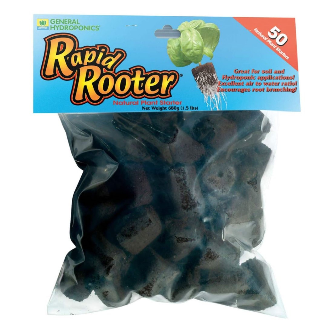 GH Rapid Rooter Replacement Plugs - 50/Pack ラピッドルーター プラグ（育苗用プラグ 詰替用 50コ入）