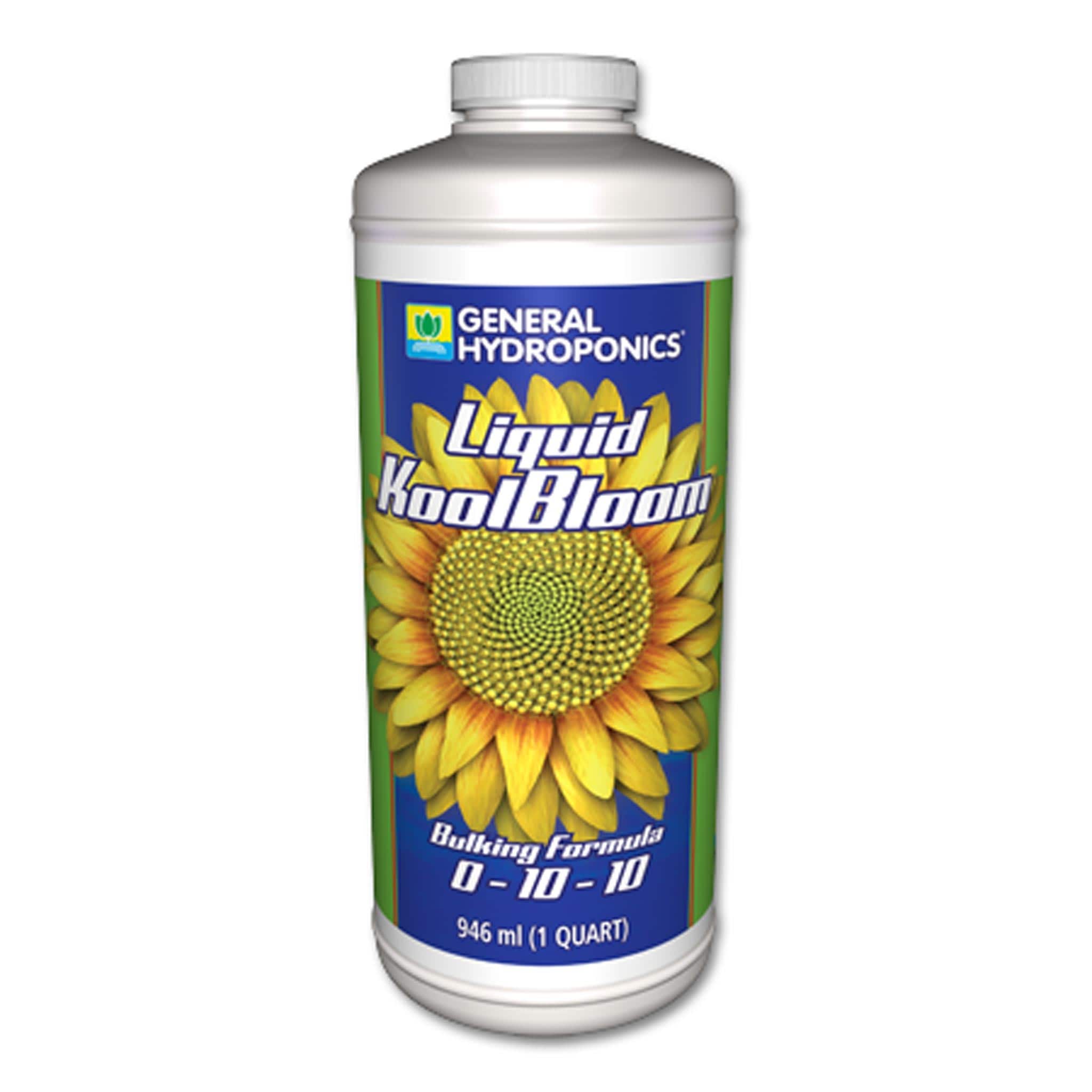 General Hydroponics リキッド クールブルーム (Liquid KoolBloom) 開花量と果実形成を高める濃縮肥料 946ml ~ 22.68L