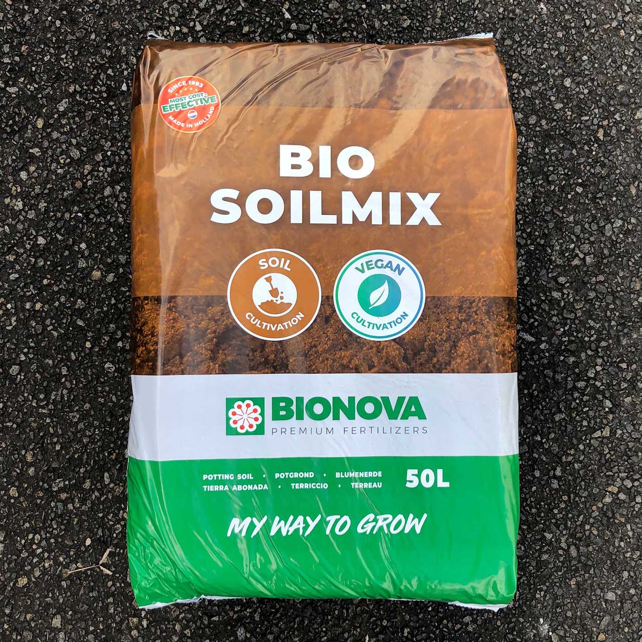 Bionova Bio Soilmix ビーガン・ライトミックス 培養土 50L 1パレットセット