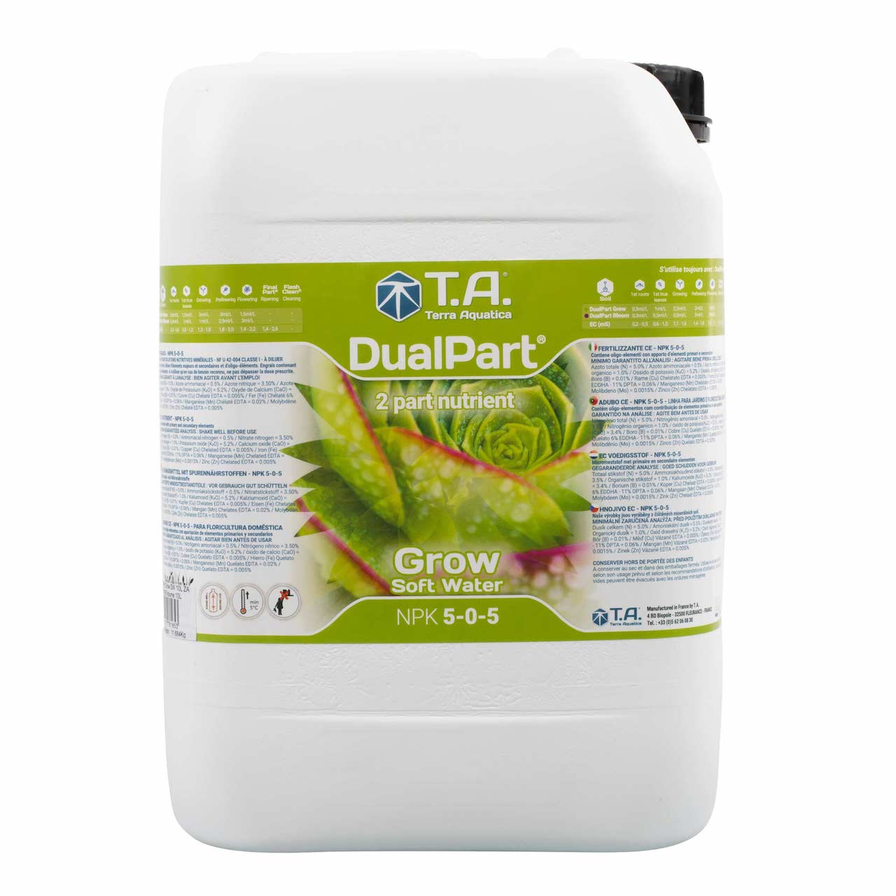 Terra Aquatica デュアルパート グロウ (DualPart Grow) 成長初期の根張りと栄養供給に優れた液体肥料 1L ~ 10L