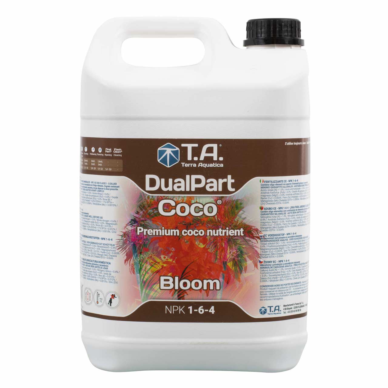 Terra Aquatica デュアルパート ココ ブルーム (DualPart Coco Bloom) 開花促進型 ココ栽培用ベース肥料 1L ~ 10L