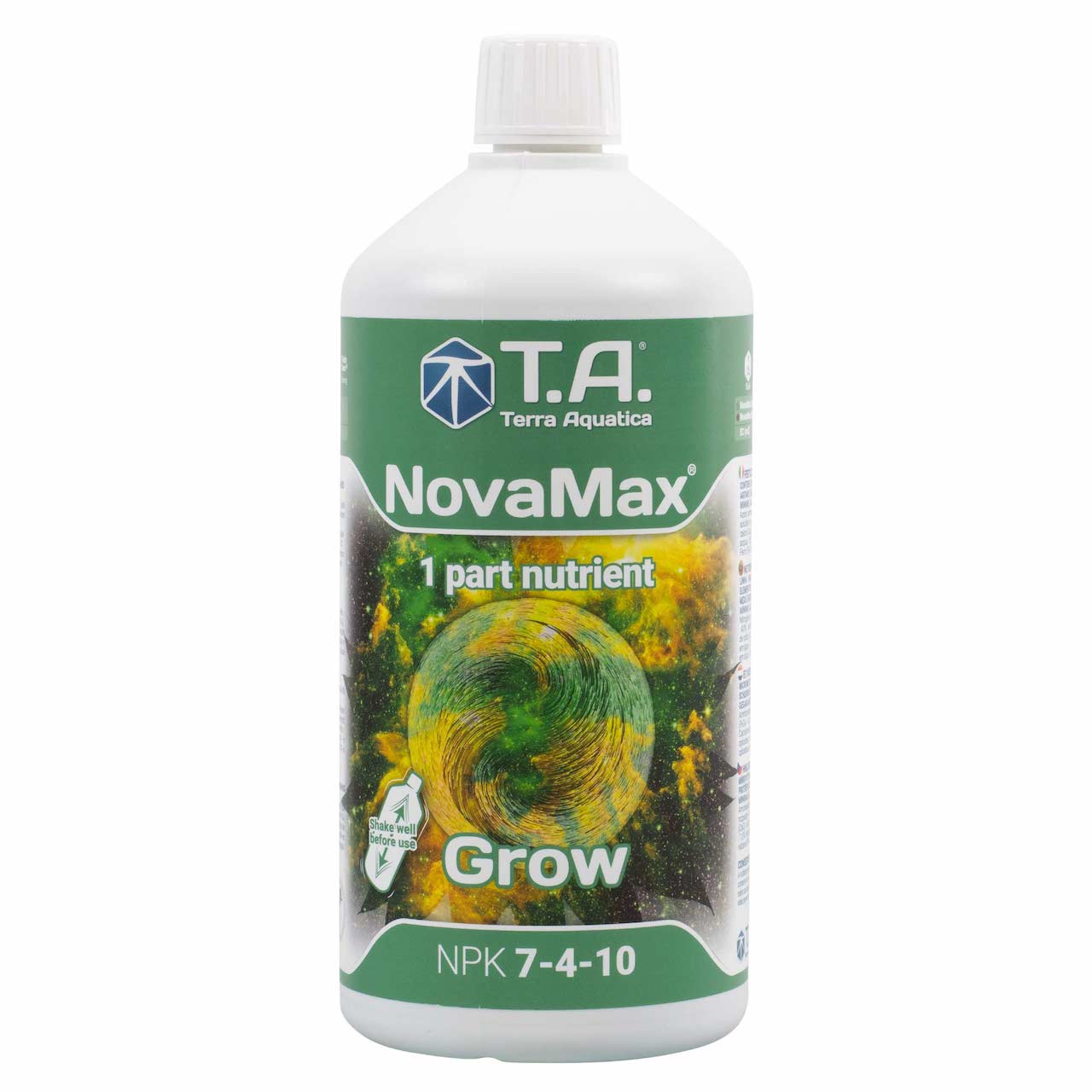 Terra Aquatica ノヴァマックス グロウ (NovaMax Grow) 超濃縮・有機対応型 1パート液体肥料 1L・5L