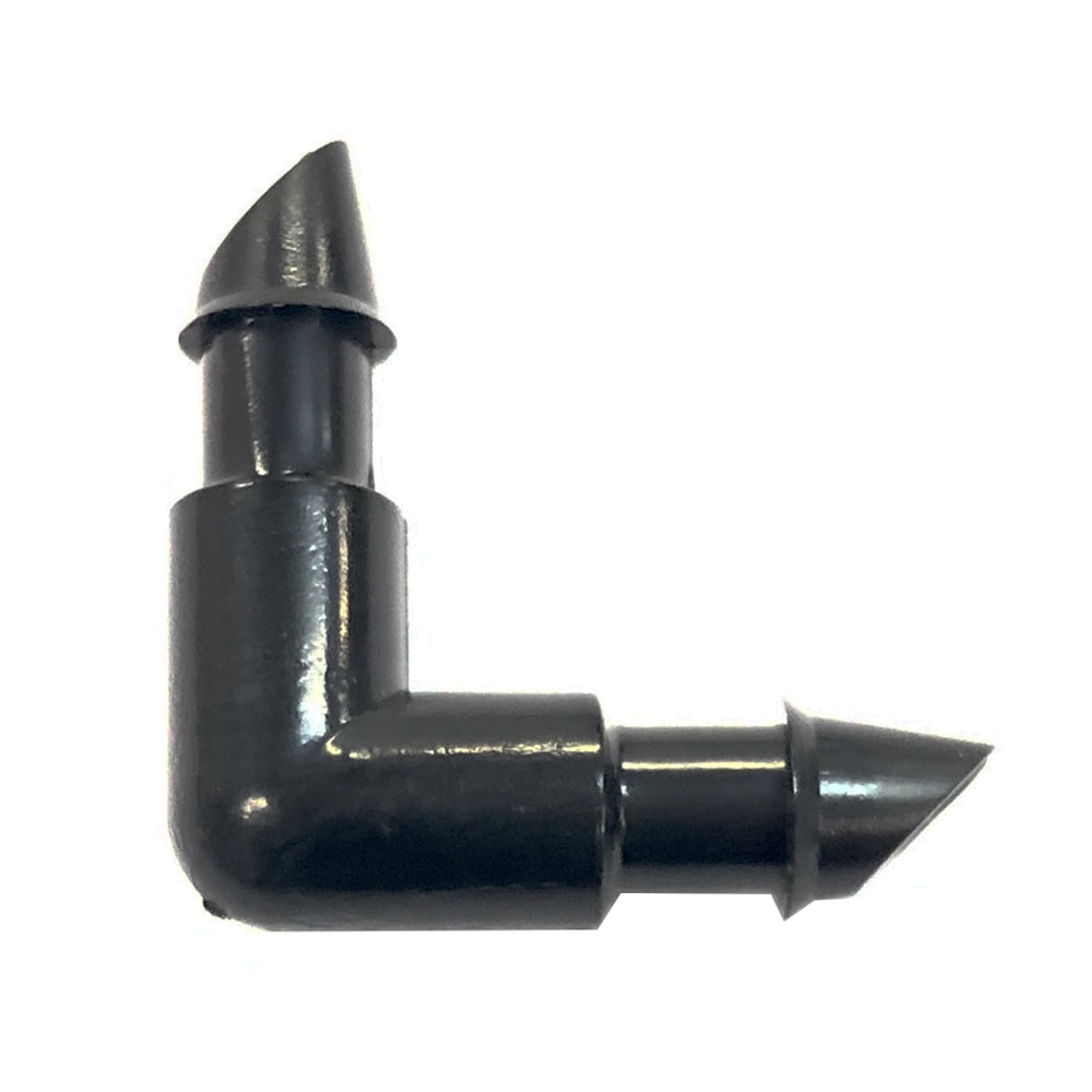 Raindrip製チューブ用L字コネクター(内径4mm)(5 セット~)