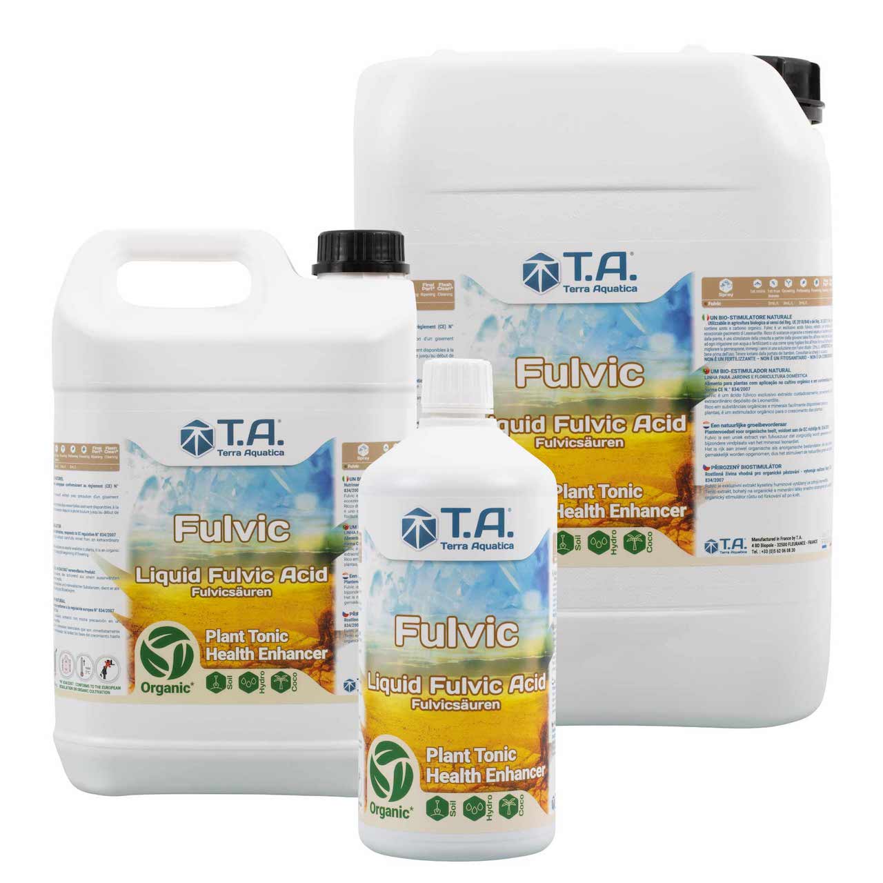 Terra Aquatica フルビック (Fulvic) 栄養吸収と根活性を高める100%天然フルボ酸 1L ~ 10L