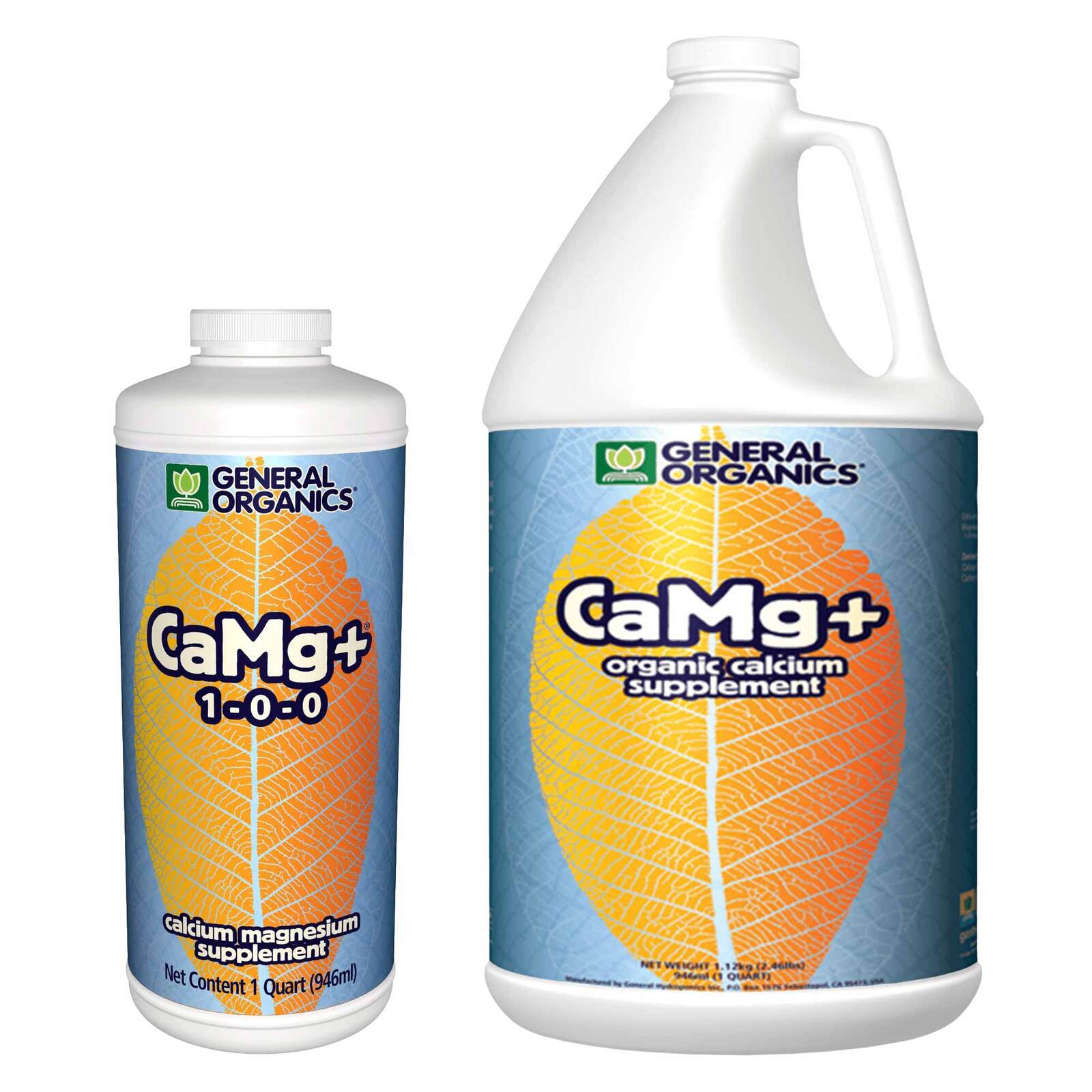 General Organics シーエーエムジープラス (CaMg+) 有機カルシウム・マグネシウム補給剤 946ml ~ 3.78L