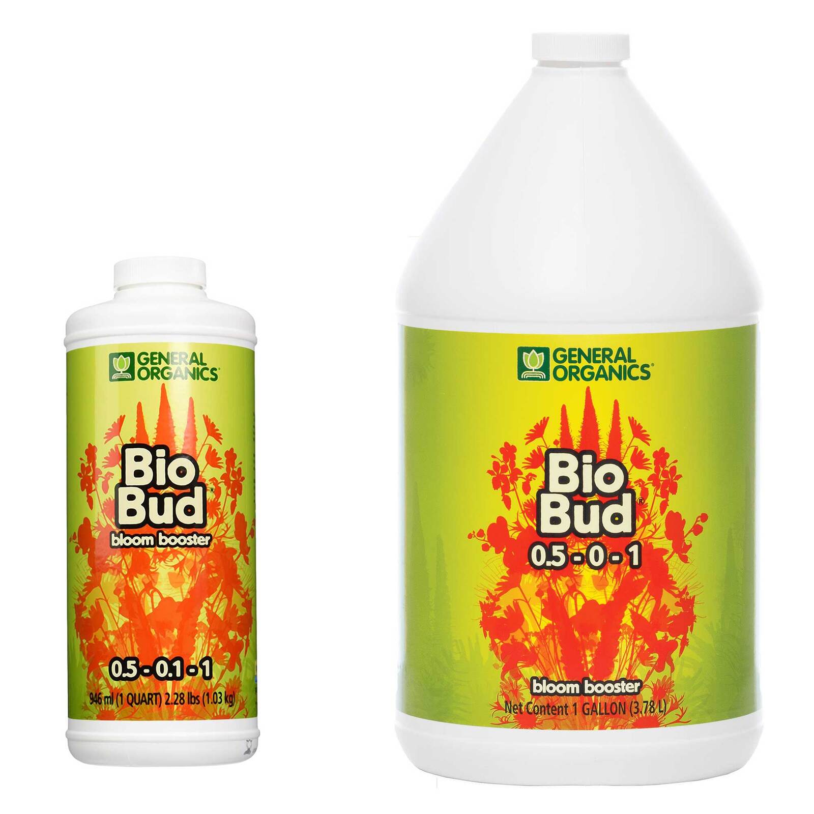 General Organics ビオバド (BioBud) 花数と結実を高める有機活性剤 946ml ~ 3.78L