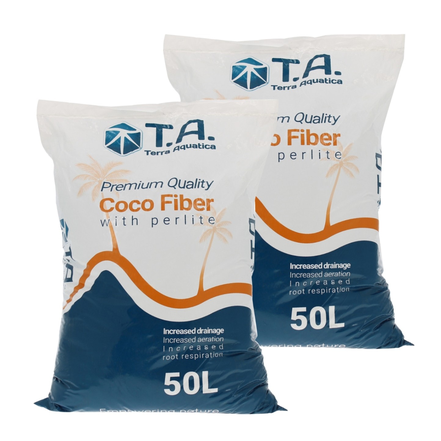 T.A. Coco Fiber with Perlite (CocoTek PX) ココヤシ培地 50L ★ 2 PACK セット