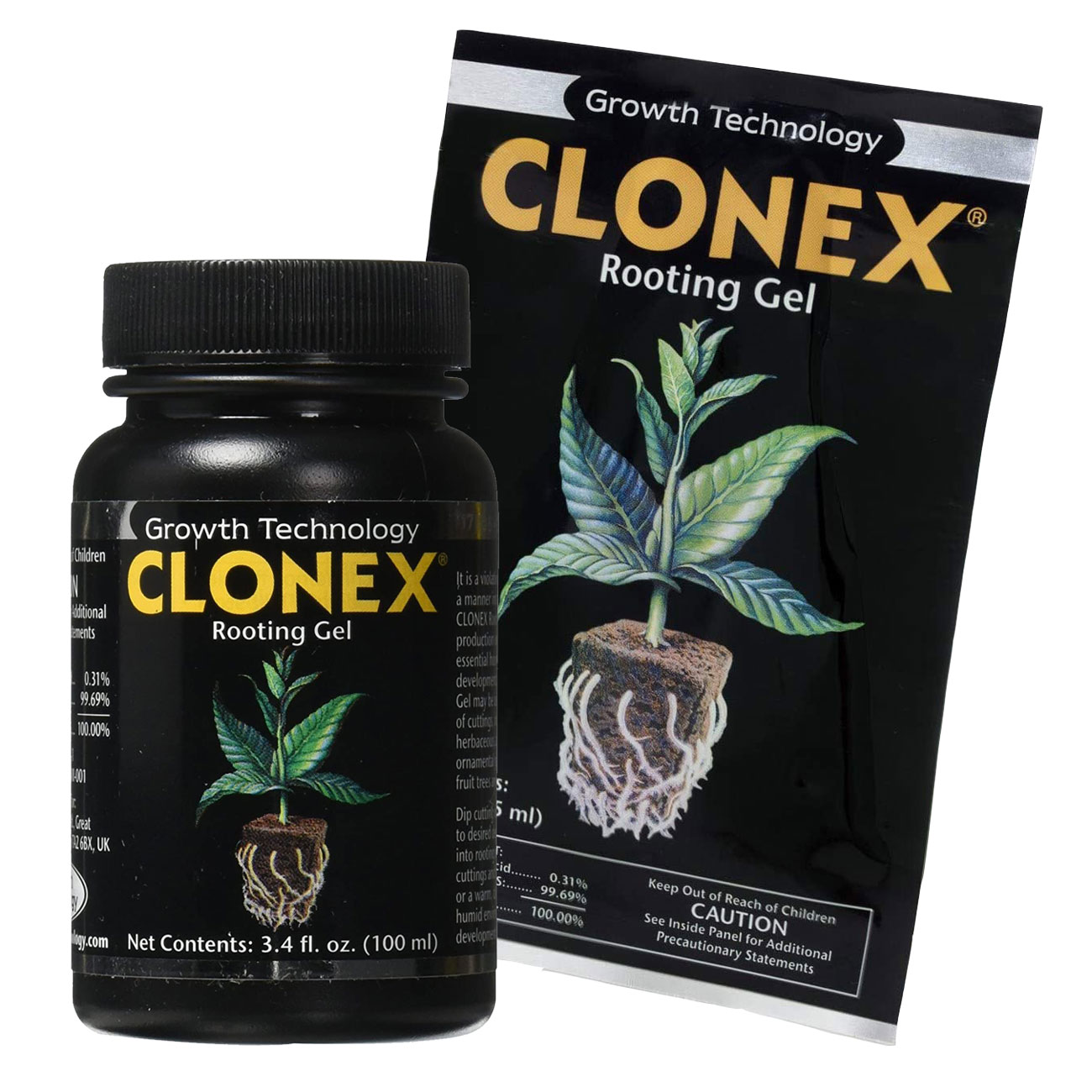 HYDROFARM クロネクス ルーティングジェル　100ml2個 Amazon.com : Clonex Rooting Gel 100 ml, 2 Pack : Patio, Lawn
