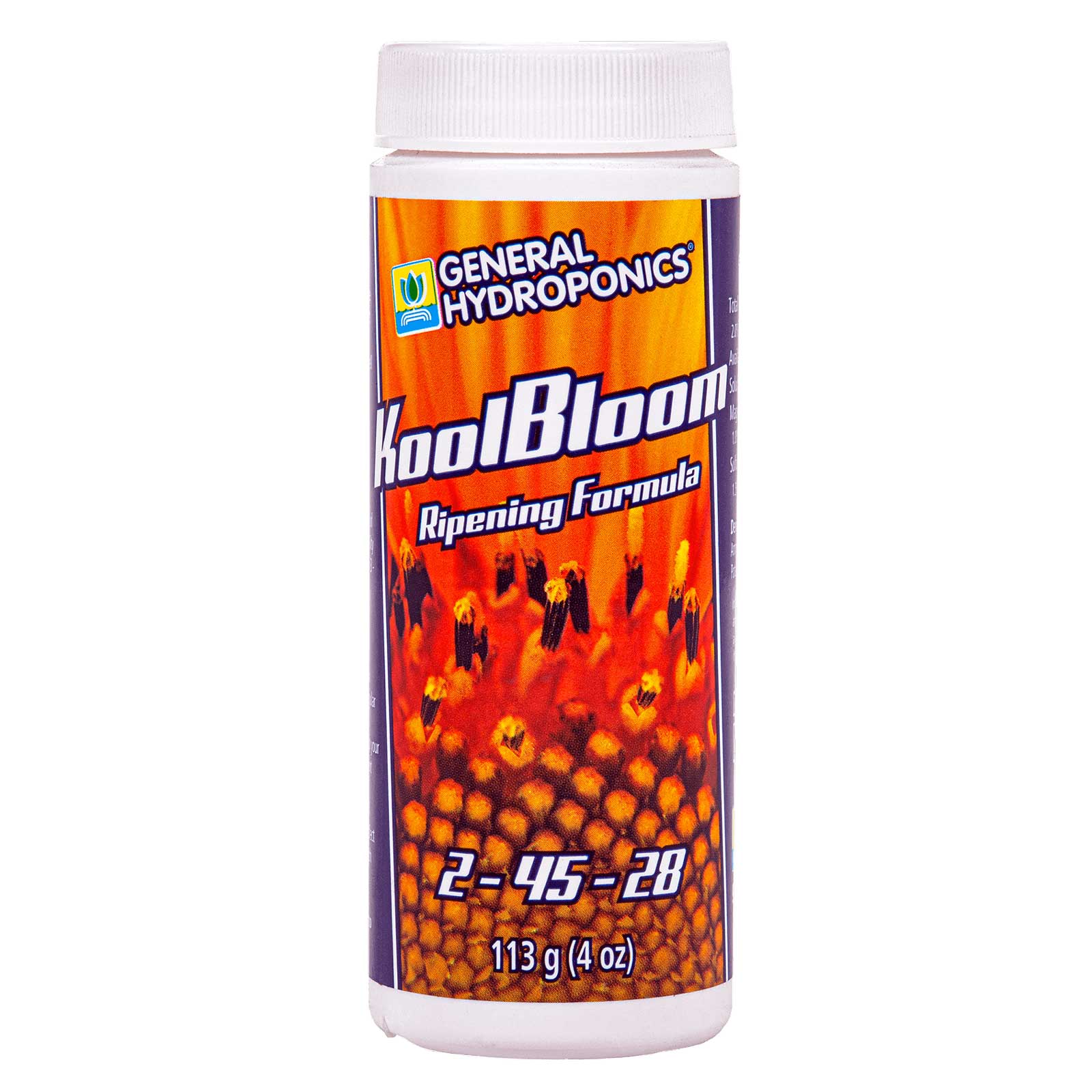 General Hydroponics ドライ クールブルーム (Dry KoolBloom) 開花後期の収量を高める高濃度粉末肥料 113g ~ 7.2kg