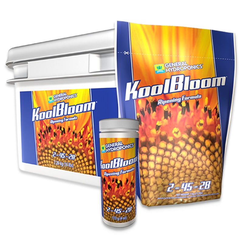 General Hydroponics ドライ クールブルーム (Dry KoolBloom) 開花後期の収量を高める高濃度粉末肥料 113g ~ 7.2kg