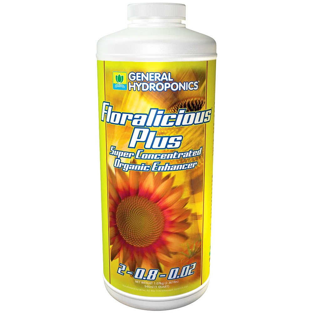 General Hydroponics フローラリシャス プラス (Floralicious Plus) 植物代謝と香りを高める高濃縮活力剤 30ml ~ 3.78L