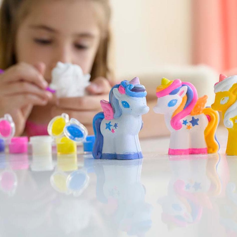 作ってペイント / 3Dキラキラユニコーン｜ [ 4M/フォーエム 工作セット・実験キット ] 図化工作 自由研究 夏休み 冬休み 宿題 小学生 中学生