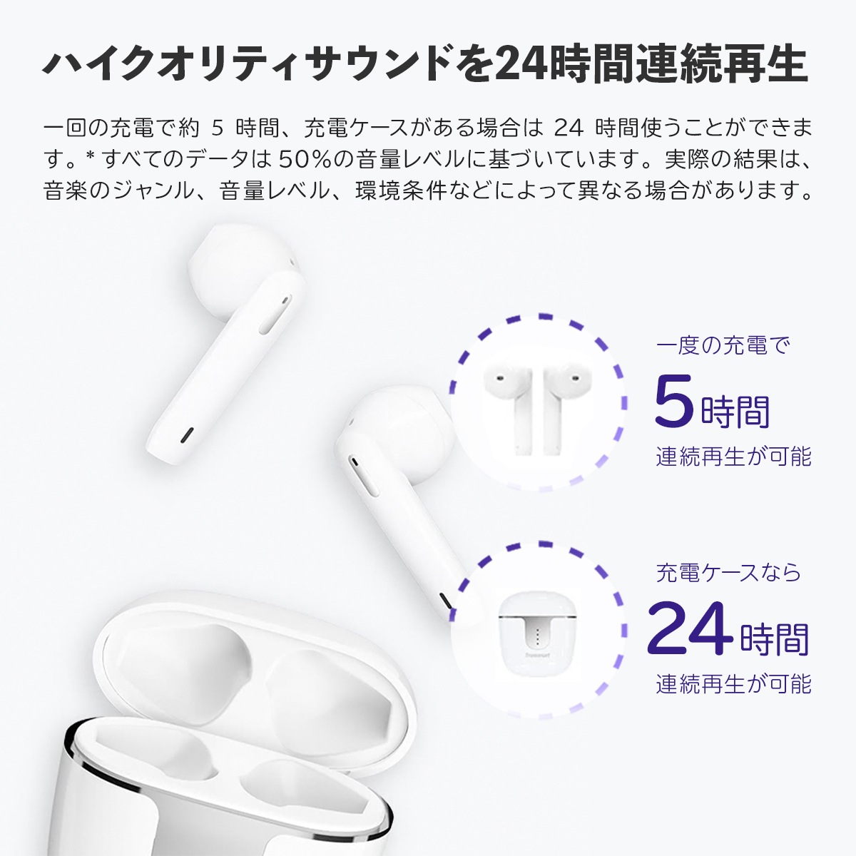 Tronsmart Onyx Ace ワイヤレスイヤホン ホワイト 【1年保証】