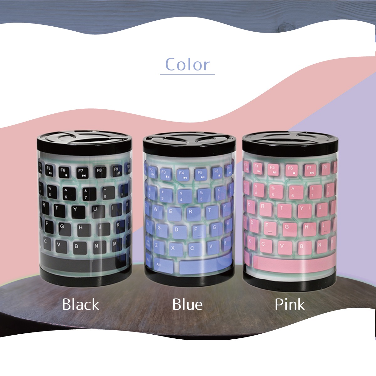 折りたたみ シリコンキーボード Windows専用