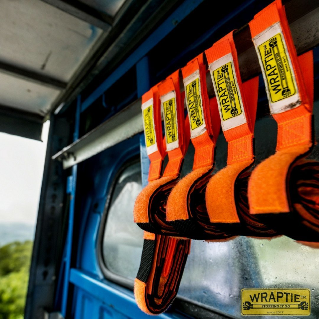 荷締めバンド ラップタイ 130cm 幅2.5cm 2本セット｜アウトドア キャンプ 持ち運び