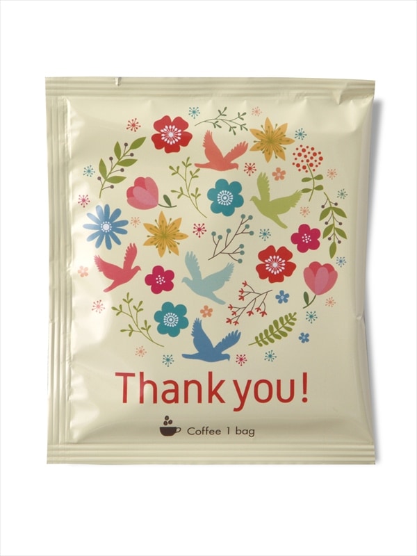 メッセージドリップバッグコーヒーThankyou! キリマンジャロブレンド 8g (1杯分)
