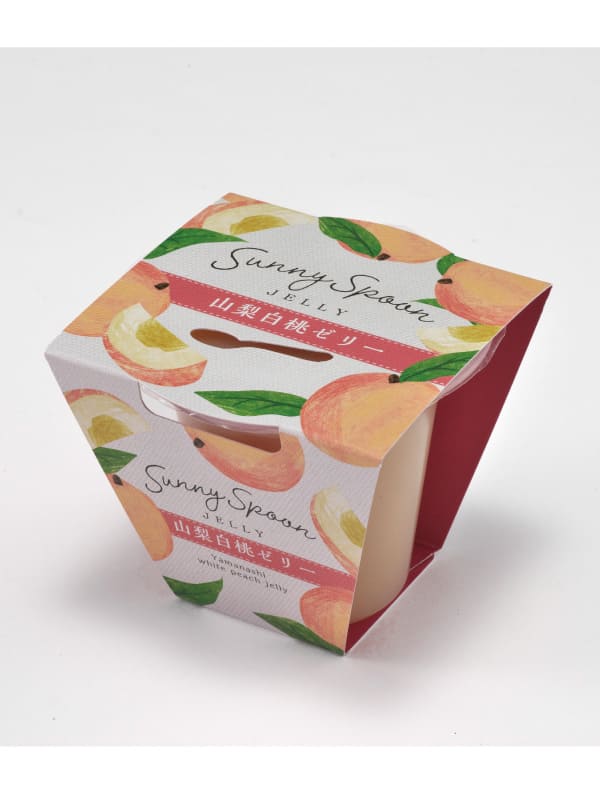 Sunny Spoon 山梨白桃ゼリー 112g | 商品一覧,お菓子