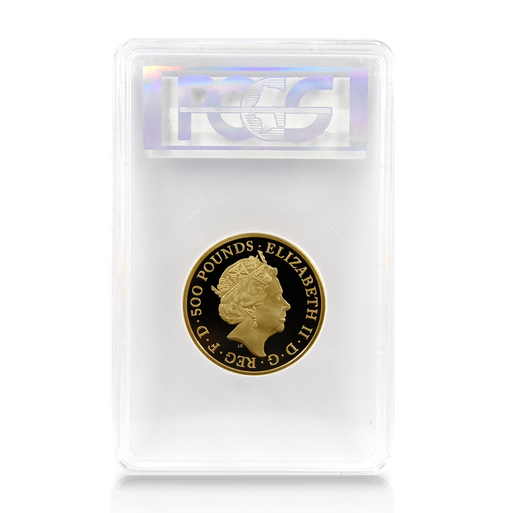 19年 エリザベス２世 ブリタニア 500ポンド 5オンス 金貨 Pcgs Pr69dcam イギリス ブリタニア アンティークコインのショールーム コインパレス