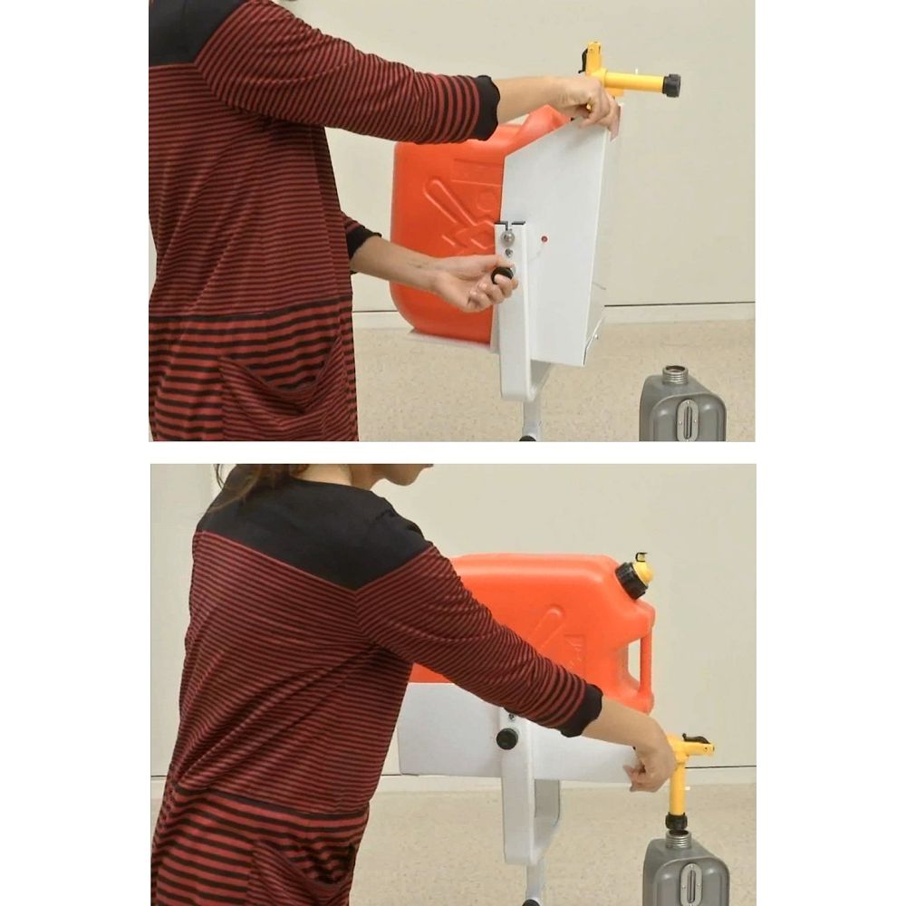 灯油ポリタンク専用コック「コッくんトーユ」｜18Lスタンドセット|MPC