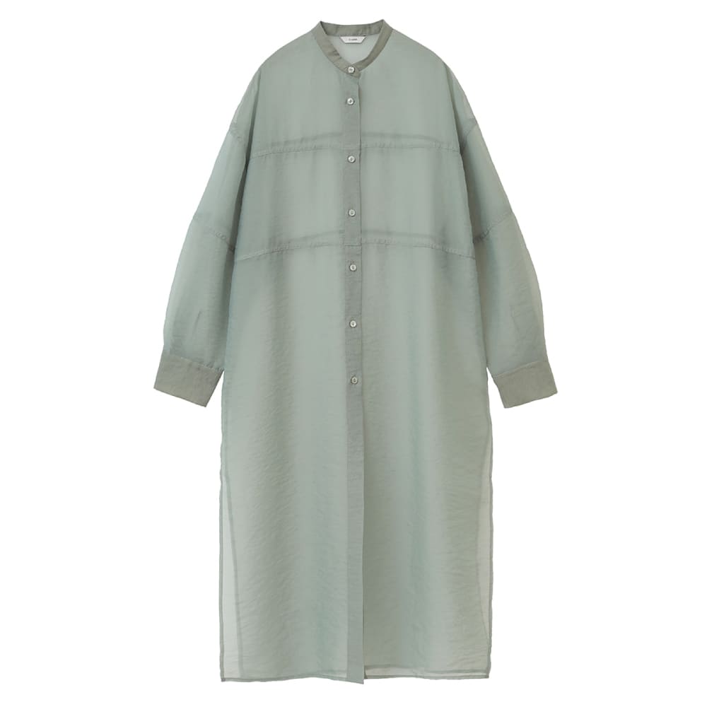 シャツ/ブラウス(長袖/七分) CLANE - switch design long sheer shirt/CLANE CLANE - switch design long sheer shirt/CLANEの通販 by あや's