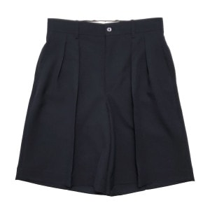 Scye() Polyester Pleated Shorts