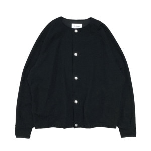 THE RERACS(饯) COLLARLESS CARDIGAN