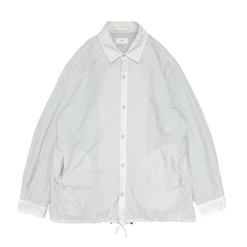 ATON(ȥ) HAND DYED NYLON SHIRT JACKET