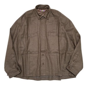 SALEis-ness(ͥ) WOOL BOX PLEATED SHIRT