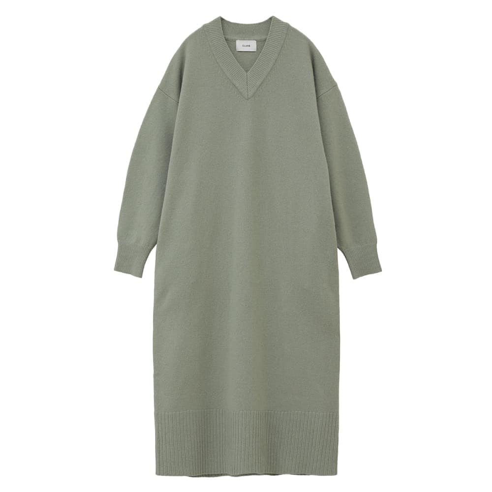 TODAYFUL - 21ss CLANE one shoulder loose knit クラネ CLANE(クラネ) V NECK LOOSE KNIT ONEPIECE - COLDBECK ONLINE