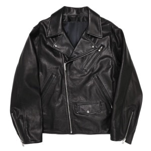 Porter Classic(ݡ饷å) PC RIDERS JACKET W/LOVE  PEACE SILVER